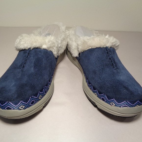 Ryka Size 6 M ADVENTURE Navy Suede New Clogs Mules - Picture 12 of 13